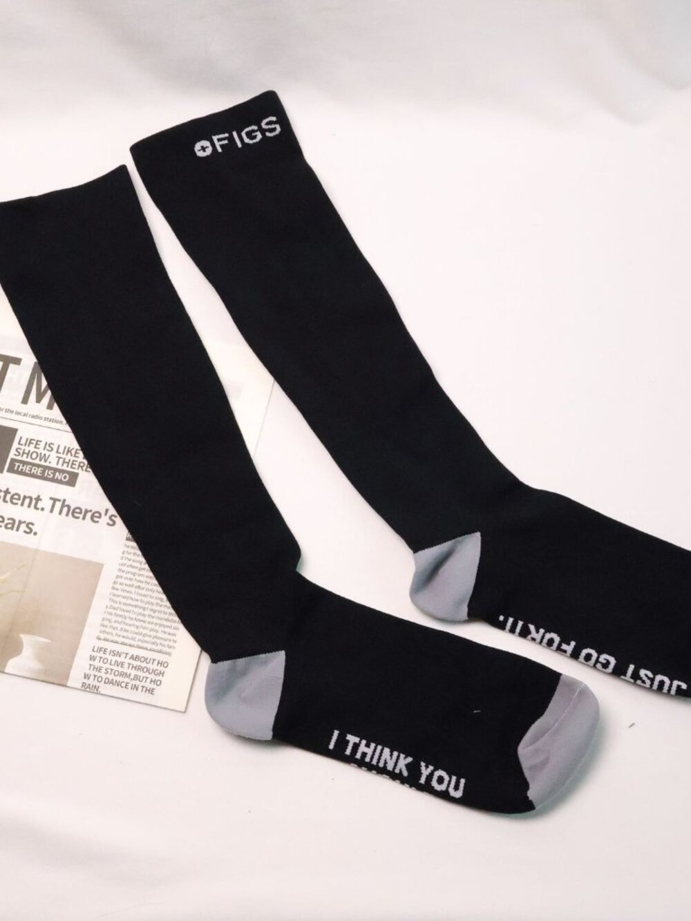 Figs Comfortable Support Durable Compression Socks Size L